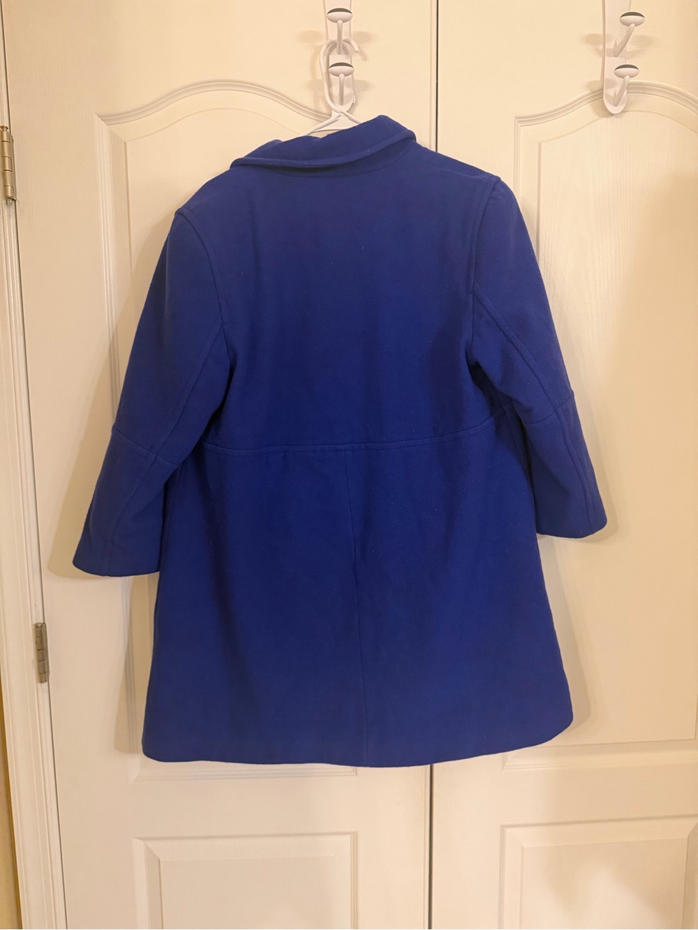 Talbots Women's Cobalt Blue Wool Peacoat - Picture 4 of 4